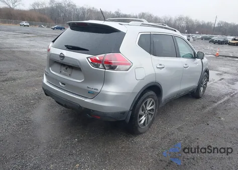 2014 Nissan Rogue Sl из США, поврежденный, VIN 5N1AT2MVXEC856047